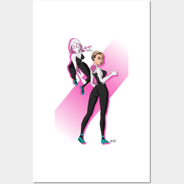 Spider-Gwen Wall Art by RAWRstad